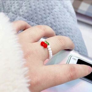 4 Piece Cherry Bead Jewelry Set